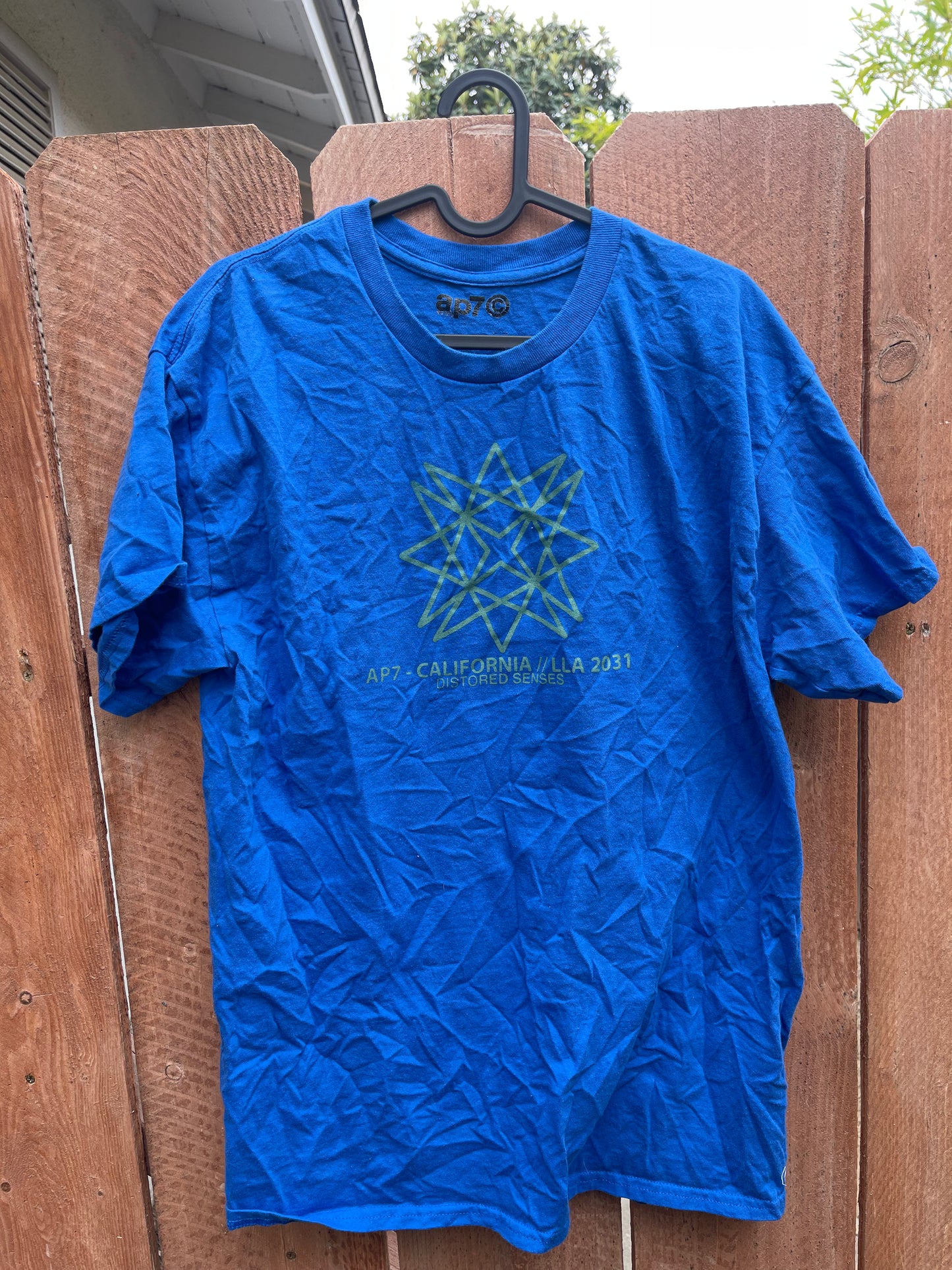 AP7 Distorted Senses Blue T-Shirt