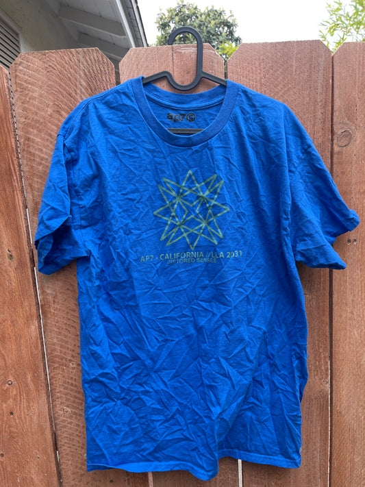 AP7 Distorted Senses Blue T-Shirt